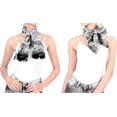 thumbnail image 3 of HAPPY BAY Women's Scarfs Triangle Shawls Scarves and Wraps One Size White_Y75, 3 of 4