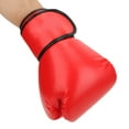 thumbnail image 2 of Boxing Gloves, Fighting Mitts Compressed Sponge Effective Buffering PU Leather  For Fighting For Training For Boxing Red, 2 of 8