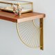 thumbnail image 2 of Soporte de Sector de decoración para colgar en la pared soporte artesanal de Metal estantes flotantes soportes de estante Compatible con el hogar, 2 of 5