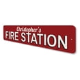 thumbnail image 4 of Fire Station Name Novelty Decor, Metal Wall Sign - 4x18 Inches, 4 of 4
