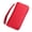 Red, variant on Women Wallet Long Genuine Leather RFID Blocking Zipper Cellphone Pouch Tassel Card Holder Case with Wristlet.