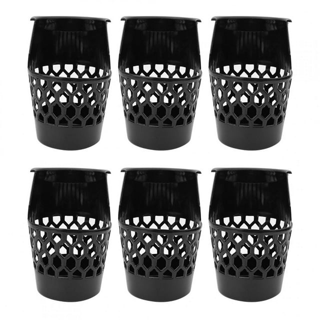 6PCS Plastic Durable Practical Snooker Basket Home Entertainment Billiard Ball Storage Pocket Pool Table Accessories20CM