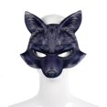 thumbnail image 1 of Erotic Women Sexy Mask Half Face Fox Cosplay Halloween Party Mask Masquerade Ball Fancy Masks Animal Eva Head Mask, 1 of 4
