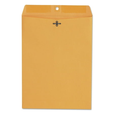 UPC: 0087547352649 | Universal Kraft Clasp Envelope  #90  Cheese Blade Flap  Clasp/Gummed Closure  9 x 12  Brown Kraft  100/Box -UNV35264