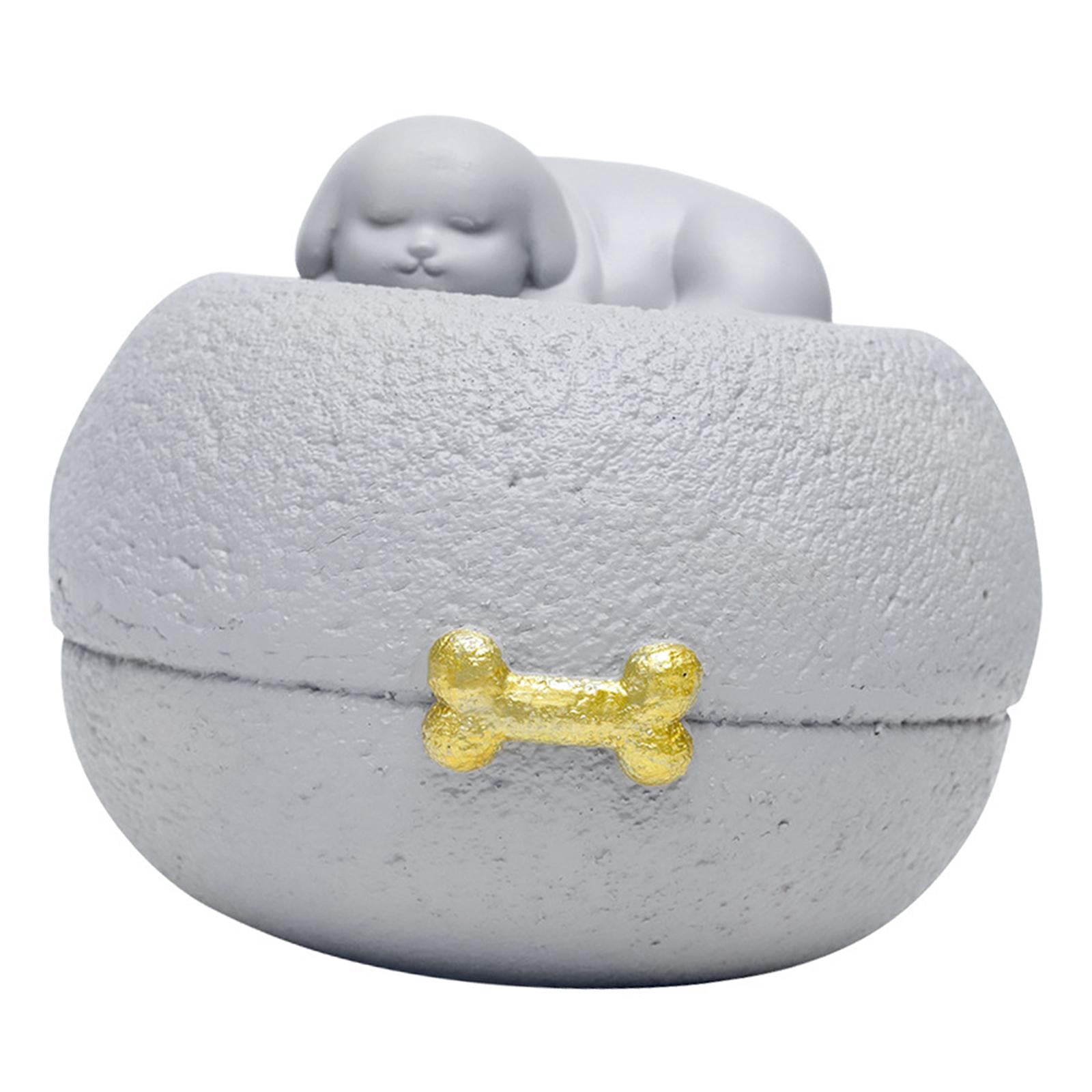 Bothyi Pet Ash Container Dog Cremation Urn Accessories Handicraft Lightweight Resin