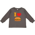 thumbnail image 3 of Inktastic I Love Cheeseburgers Boys or Girls Long Sleeve Toddler T-Shirt, 3 of 5