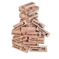 thumbnail image 1 of 48pcs Super Naughty Block Tower Game Funny Couple Stacking Tower With Truth Or Dare Questions And Challenges Games Valentine Tumbling Tower Stacking, 1 of 4