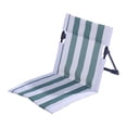 thumbnail image 2 of Folding Beach Chair Lightweight Portable Poolside Chair with Backrest Striped Lounge Seat for Adults Camping Picnic Patio Lawn Tailgate BBQ Sports Events Travel Hiking 15X30 Inch, 2 of 4