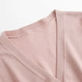 thumbnail image 3 of Odbmxy Women Sweater V-Neck Long Sleeve Sweaters for Women Plus Size Cardigan Knitted Button up Regular Pink Sweaters, 3 of 6
