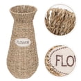 thumbnail image 2 of Handmade Seagrass Tall Floor Vase Wicker Flower Basket, 2 of 3