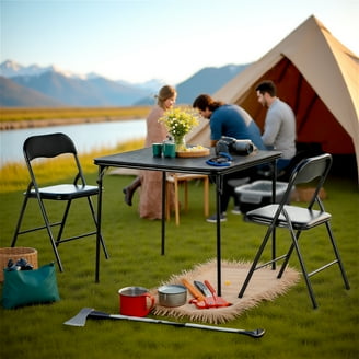 Coleman Pack-Away Portable Camping 4 Person Mosaic Picnic Table