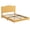 yellow, variant on Scallop Boucle Headboard Platform Bed Frame - Upholstered Twin, soft Fabric, Sturdy Wood Slats, No Box Spring, Noise-Free, Easy Assembly, Yellow, TWIN