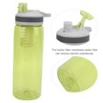 thumbnail image 3 of Bouteille d'Eau Filtrée Portable 770ml Purificateur d'Eau Extérieur pour Camping Randonnée Urgence Jaune, 3 of 5