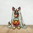 thumbnail image 5 of Halloween Stained Acrylic Window Hanging - Cute Dog Wall Decoration, Acrylic Halloween Ghost Dog with Pumpkin Gothic Decorations for Home, Tavern (Pumpkin Dog), 5 of 6