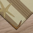 thumbnail image 4 of Addison Rugs Indoor/ Outdoor Surfside Starfish Stripes Washable Rug New Tan - 5' x 7'6", 4 of 5