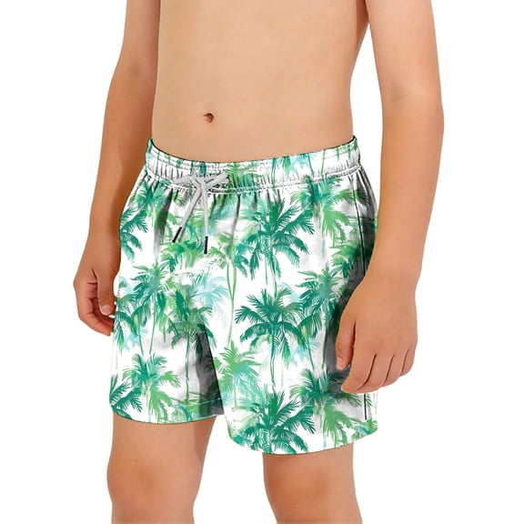 ATOGUTA Swim Shorts Boys Quick Dry Boys Swim Trunks Bathing Suit Kids Swimwear with Pockets Size 6-15, Multicolor
