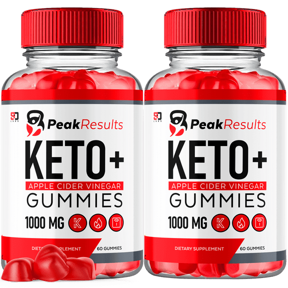 Peak Results Keto ACV Gummies Maximum Strength Weight Management Supplement 120 Gummies