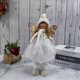 thumbnail image 1 of Artículos decorados de Navidad rellenos de pie de la decoración de la muñeca de la muchacha del ornamento del ángel de la nueva llegada 2023, 1 of 4