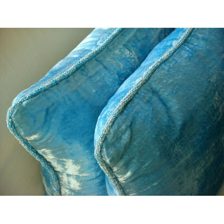 The Aqua Abstract Velvet Pillow — Modish Decor Pillows