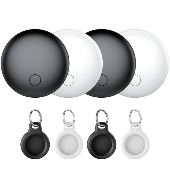GJX 2026 New Wireless Tracker Tag-4 Pack,Item Finder,Smart Tag for Keys/Luggage/Wallets,Replaceable Battery,Ip68 Waterproof,Worldwide Tracking