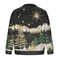 thumbnail image 4 of Men Christmas Sweater - Knitted Sweater, Mens Christmas Tree Pattern Sweaters Christmas Cozy Sweater Long Sleeve Crew Neck Tops Pullover Sweaters, 4 of 5