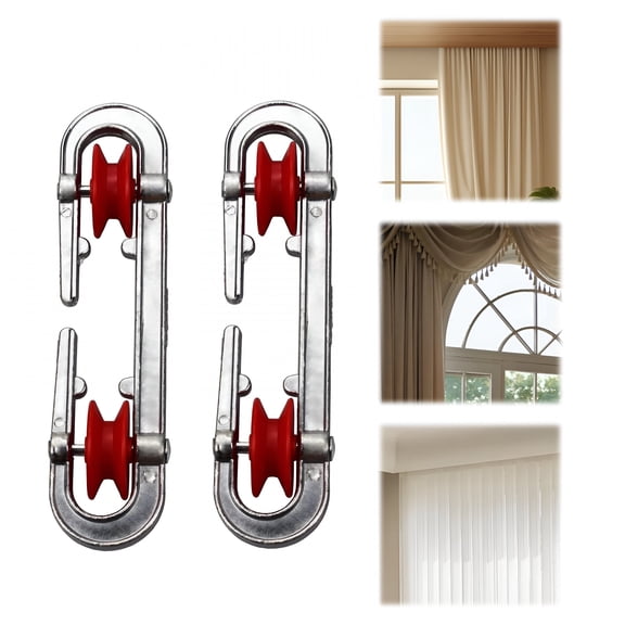 LAMIRO Clothesline Tightener Plastic Aluminum Clothesline Pulley Prevents Tangling and Twisting Clotheslines S-Shaped Clothes Line Tensioners for Long Clothesline and Heavy Duty