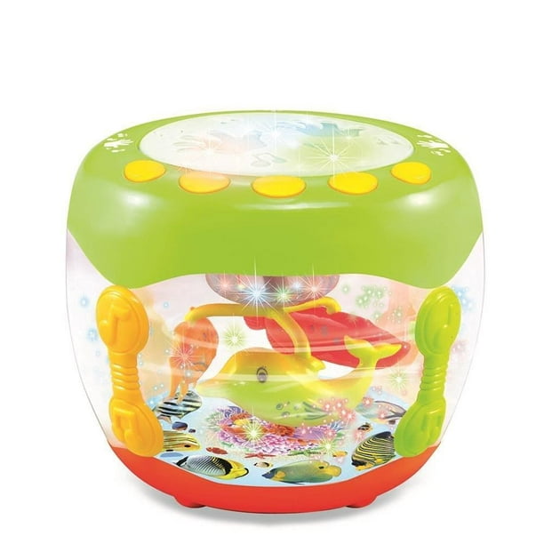 Elegantoss Flashing lights & Music Electronic Touch Drum Dynamic Lamp Night light Toy Children's