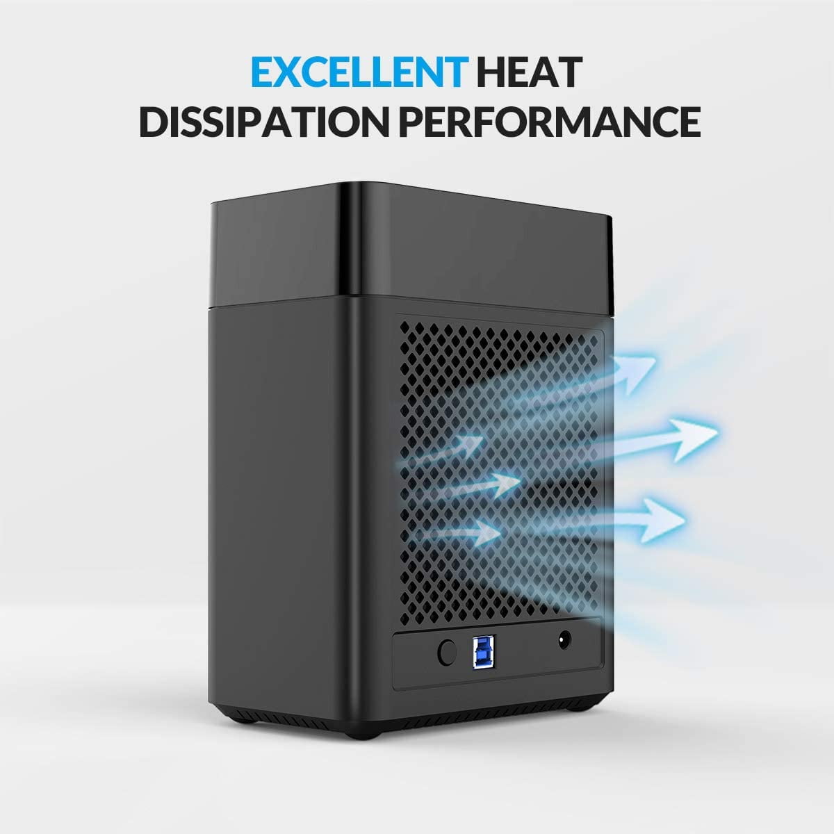 ORICO Dual Bay External SATA Hard Drive Docking Station USB3.0 to SATA 5Gbps Magnetic 3.5" USB Hard Drive Enclosure SSD/HDD Docking Station Support 2*18TB Max UASP with 12V/4A Adapter