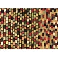 thumbnail image 1 of Ahgly Company Indoor Rectangle Abstract Brown Modern Area Rugs, 3' x 5', 1 of 4