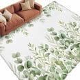 thumbnail image 6 of Light Green Eucalyptus Leaves Area Rug 6x9 Washable Rug Non Slip Watercolor Spring Summer Botanical Large Area Rug Soft Stainresistant Indoor Floor Carpet for Bedroom Home Office Dining Room, 6 of 8