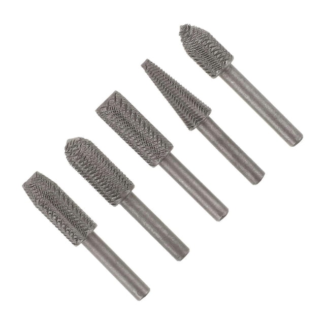 5Pcs Carving Files for Wood Engraving and DIY Woodworking Rotary