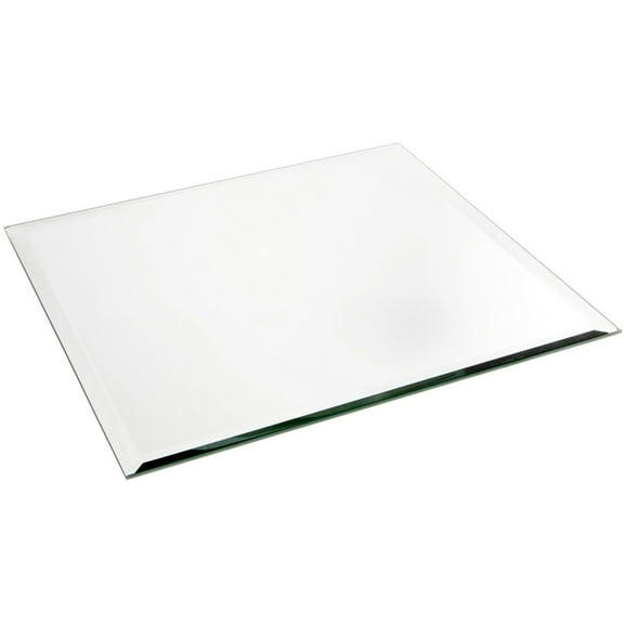 Plymor 20" Square, 5mm Thick Beveled Glass Mirror