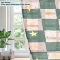 thumbnail image 4 of Yayeee Window Curtains Light Filtering 63"x42" Grommet Panel Pair Home Living Room Decor, Pink Abstract, 4 of 7