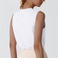 thumbnail image 4 of AherBiu Crop Tops for Women Workout Tank Tops Drawstring Summer Lightweight Quick-Dry Gym Tanks, 4 of 6