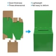 thumbnail image 3 of Unique Bargains Ballot Box 6'x6'x6' Raffle Box with Removable Header Board Suggestion Box Cardboard Box Green 6Pack, 3 of 5