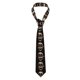 thumbnail image 1 of Balery Glitch Screaming Skull Corbata Clásica de Seda para Hombre, Corbata Tejida Jacquard, Corbatas Formales para Negocios y Bodas, 1 of 7