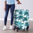 thumbnail image 4 of HELLHERO Coconut Tree Pattern Anti Fouling Suitcase Sleeve for Adults, All Size Anti Fade Anti Scratch Suitcase Cover, 4 of 7