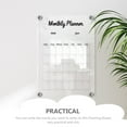 thumbnail image 3 of MasteelfCA 1 Set of Wall-mounted Board Sign Memo Board Transparent Message Board Hanging Acrylic Board, 3 of 7