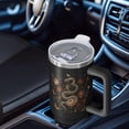 thumbnail image 4 of 1pc Gothic 40oz Tumbler with Straw & Handle - Insulated Stainless Steel Cup | Holiday Gift for Man Women (Christmas, Valentine's, Birthday), 4 of 5