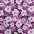 thumbnail image 1 of oneOone Rayon Purple Fabric Tropical Floral Dress Material Fabric Print Fabric By The Yard 56 Inch Wide, 1 of 4
