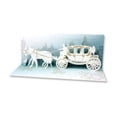 thumbnail image 1 of Pop-Up Panoramics Greeting Card - Wedding Carriage (A-210), 1 of 4