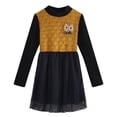 thumbnail image 1 of Richie House Girls' cute dress with cat patch and bow RH1048, 1 of 7