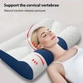 thumbnail image 7 of Clearacne! Cervical Neck Pillow - Contour Bed Pillow for Neck Pain Relief, Ergonomic Relieve Fatigue Side Sleeper Pillow for Sleeping (Blue 15.8x23.6inch), 7 of 7