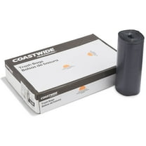 Staples Coastwide Professional 40-45 Gallon Trash Bag 40" x 46" Low Density 1.5 mil Black 100