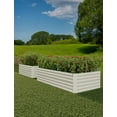 thumbnail image 1 of Durable Rust-Resistant Metal Planter Box Set – Raised Garden Bed Kit for Vegetables, Flowers & Herbs – Galvanized Steel, Easy Assembly, Outdoor Gardening – Set of 2, 1 of 7
