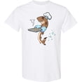 thumbnail image 3 of Inktastic Cute Cookie Cutter Baker Shark with Cookies T-Shirt, 3 of 5