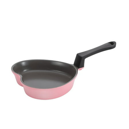 

Mini Love Frying Pan Baby Food Supplement Cooking Pot Pink Small Wok