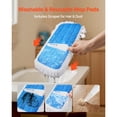 thumbnail image 6 of KFFKFF Spray Mop with 3 Reusable Pads for Wet and Dry Floor Cleaning, 27oz Refillable Tank, Microfiber Dust Mop & Cotton Dry Mop for Home and Commercial Use on Tile, Vinyl, and Wood Floors, 6 of 9
