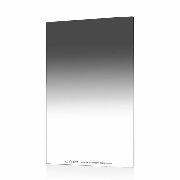 K&F Concept GND8 Square Graduated Lens Filter 100x150mm Neutral Density Filter 3 Stops