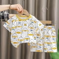 thumbnail image 2 of YunPes Children's Leisure Sports Suit Spring Summer and Autumn Comfortable and Fashionable Short Sleeved T Shorts Two Piece Suit, 2 of 6